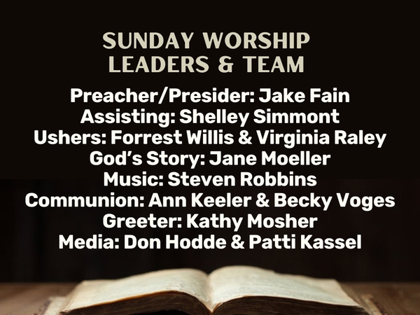 Leading us in Worship