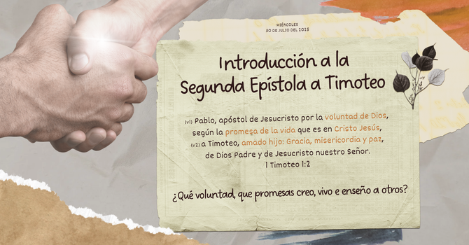 Introducción a la Segunda Epístola a Timoteo image