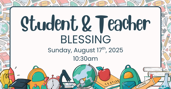 Student & Teacher Blessing