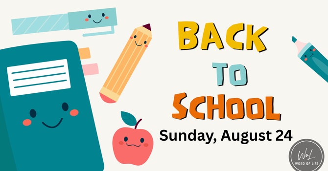 Back to School Sunday