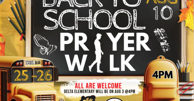Back To School Prayer Walk
