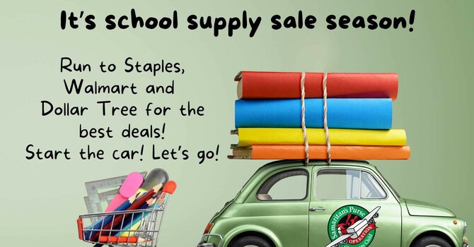 School Supply Season - Shoebox Items