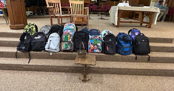 Blessing of the Backpacks image