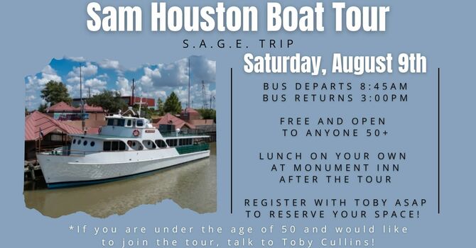 S.A.G.E. Sam Houston Boat Tour