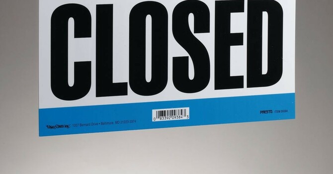 Playland and Office Closed