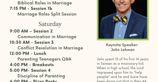 Marriage and Parenting Conference
