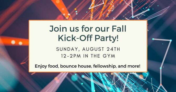 Fall Kick-Off Party