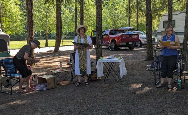 Outdoor Eucharist Service and Barbecue