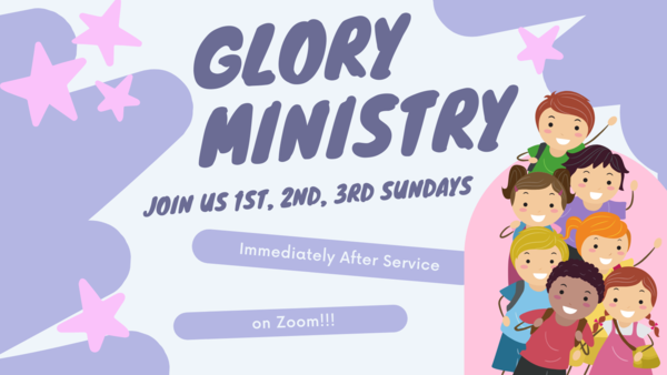 GLORY Children Ministry Is Back In Session!