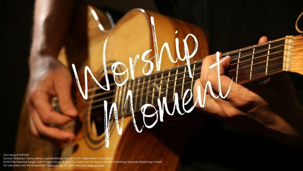 Worship Moment - Come Holy Spirit