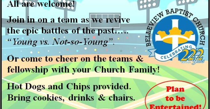 Churchwide Softball Game
