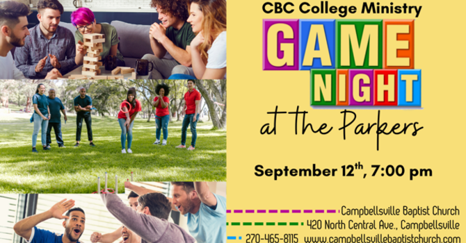 College Game Night at the Parkers