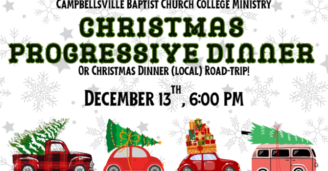 College Christmas Progressive Dinner