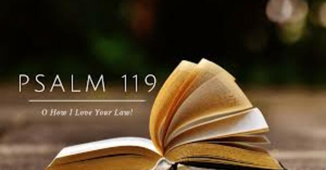 Reading all of Psalm 119 for your edification image
