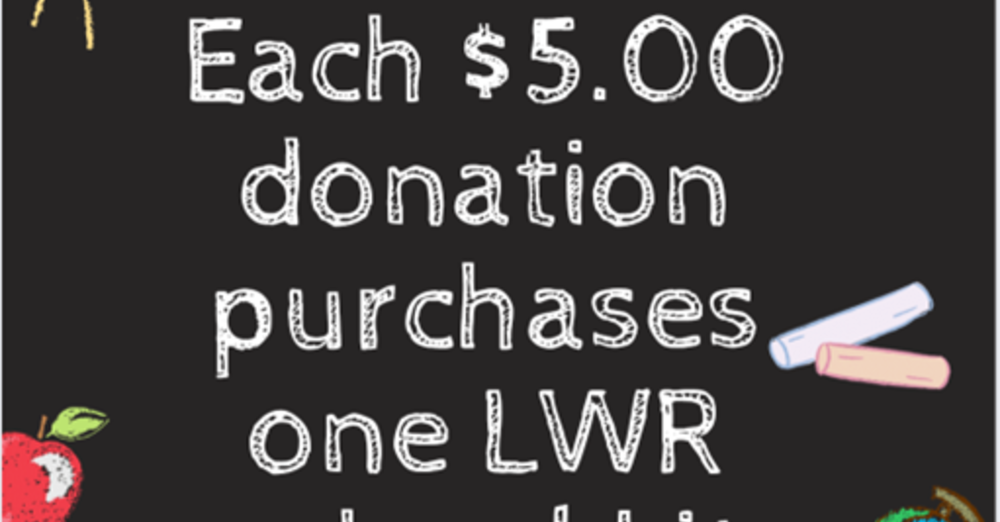Lutheran World Relief School Kits