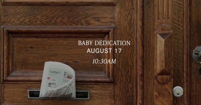 Baby Dedication