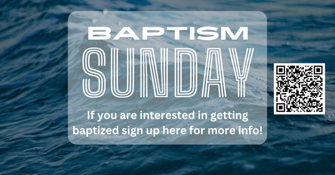Baptism Sunday 
