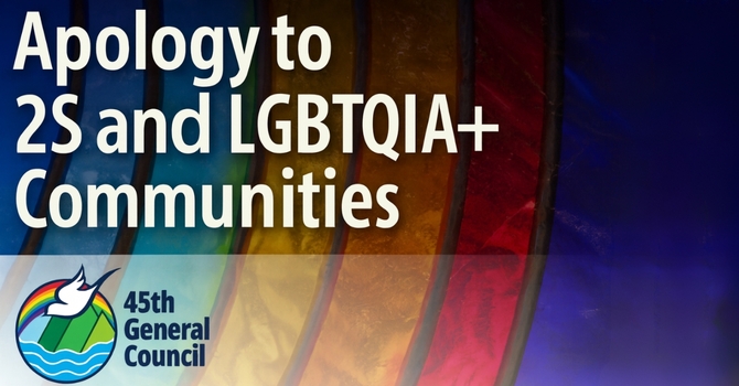 Apology to 2S and LGBTQIA+ Communities image