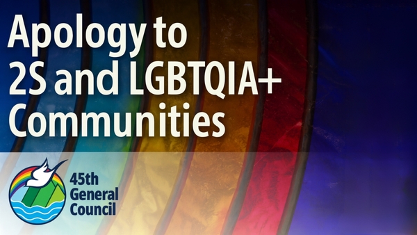 Apology to 2S and LGBTQIA+ Communities