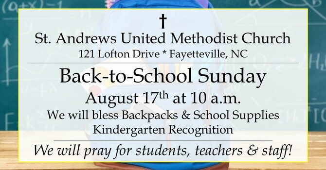 Back-to-School Sunday