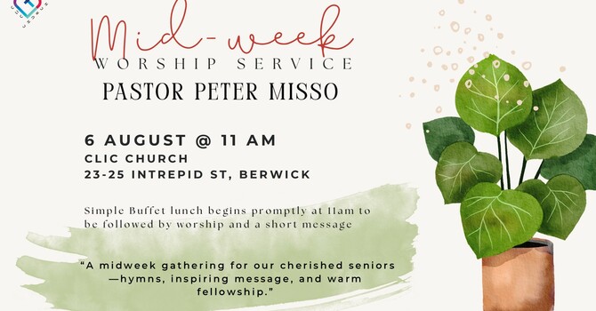 MID-WEEK WORSHIP SERVICE image