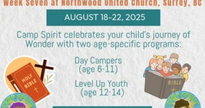 Camp Spirit: Registration now Open!