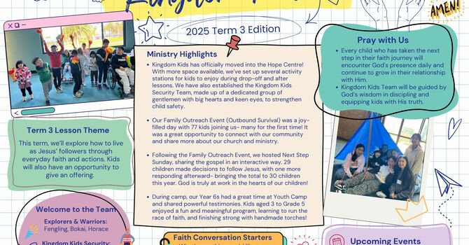 Kingdom Kids News and Updates image