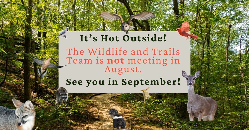 Cancelled Wildlife and Trails Work Day 