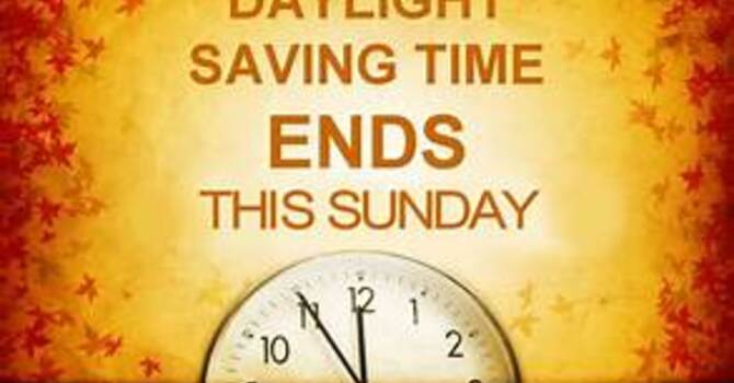 Daylight Savings Ends