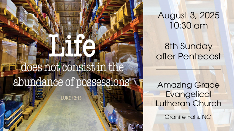 8th Sunday after Pentecost