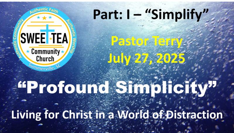 Profound Simplicity Part I: The Resource of Time