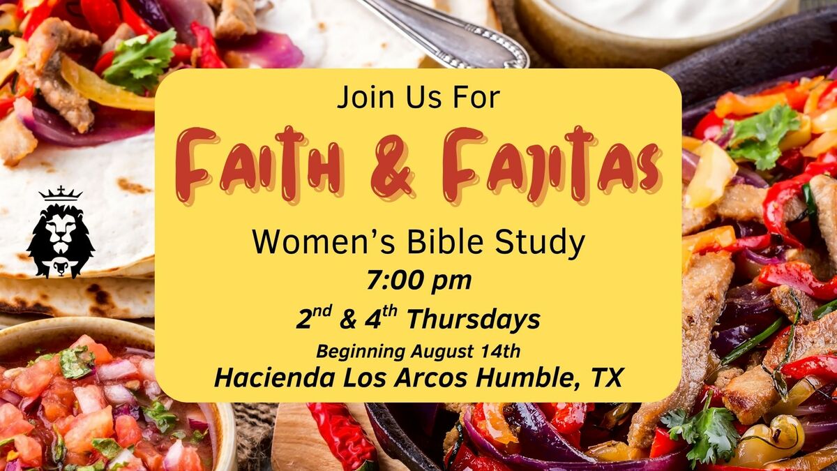 Faith and Fajitas flyer