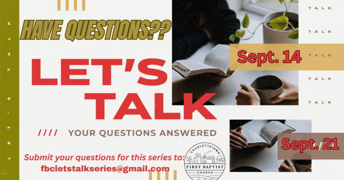 "Let's Talk"