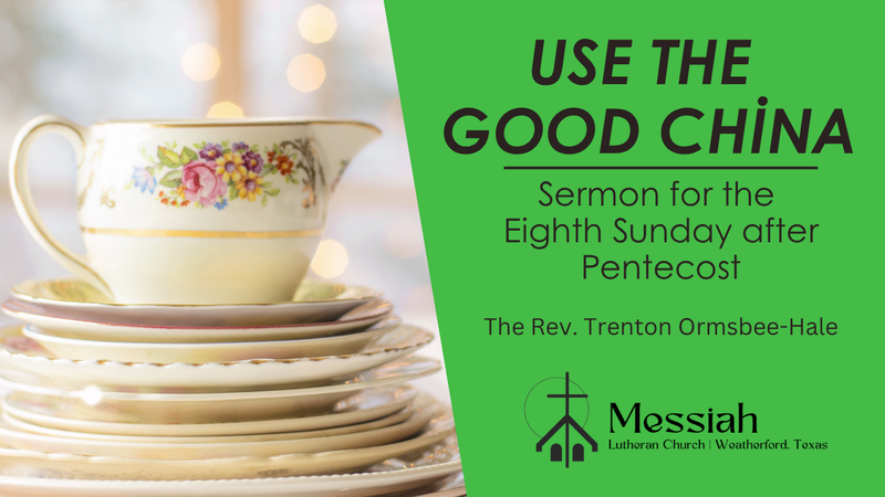 Use the Good China
