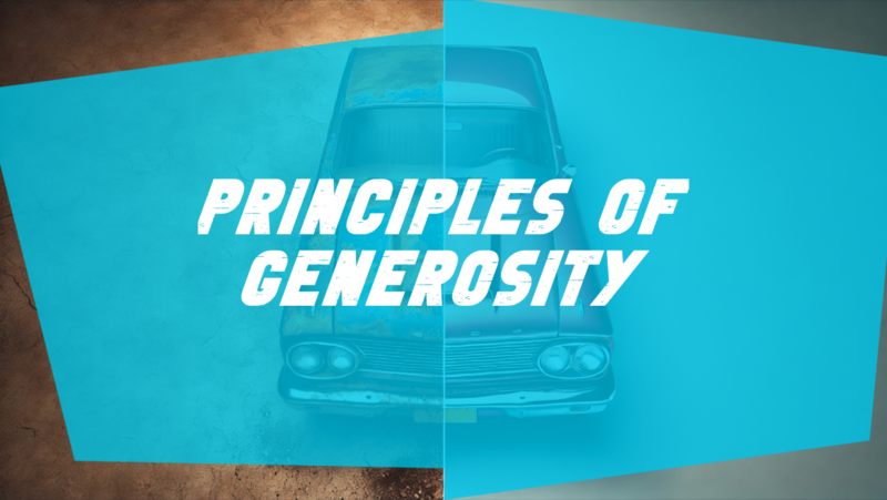 Principles of Generosity