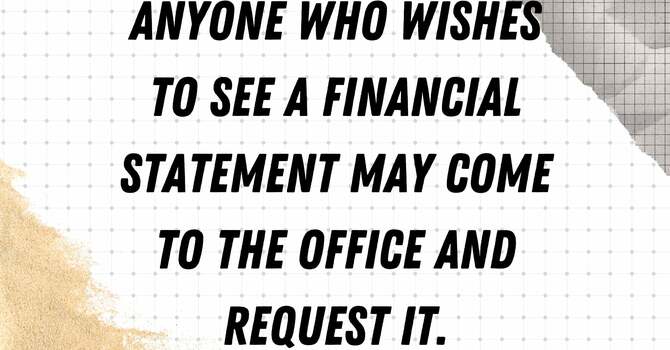 Financial Statement Available image