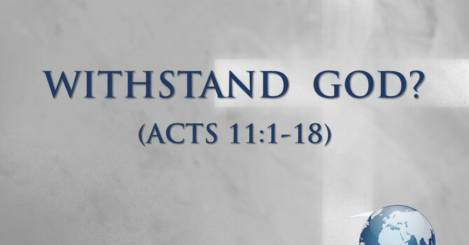 Withstand God?