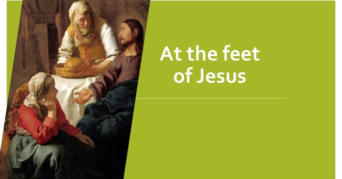 "At the Feet of Jesus”