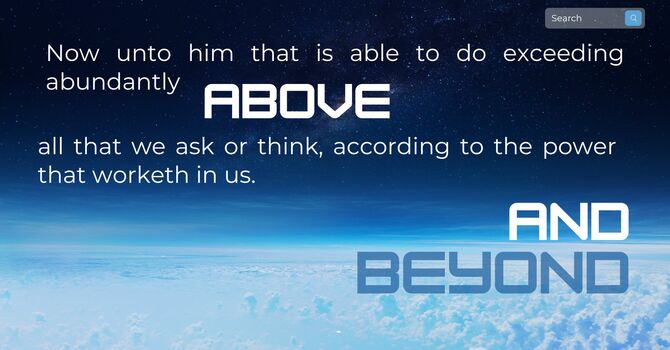 Above and Beyond