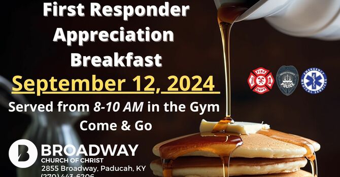 First Responders Appreciation Breakfast