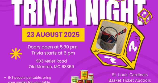 St. Paul UCC – Old Monroe’s Trivia Night!