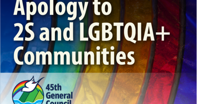 Witness of UCC Apology to 2SLGBTQIA+ Peoples