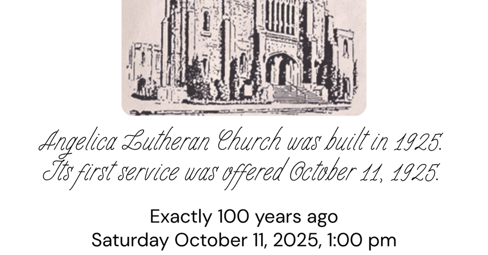 Vi firar 100 års jubileum med Angelica Kyrkan 