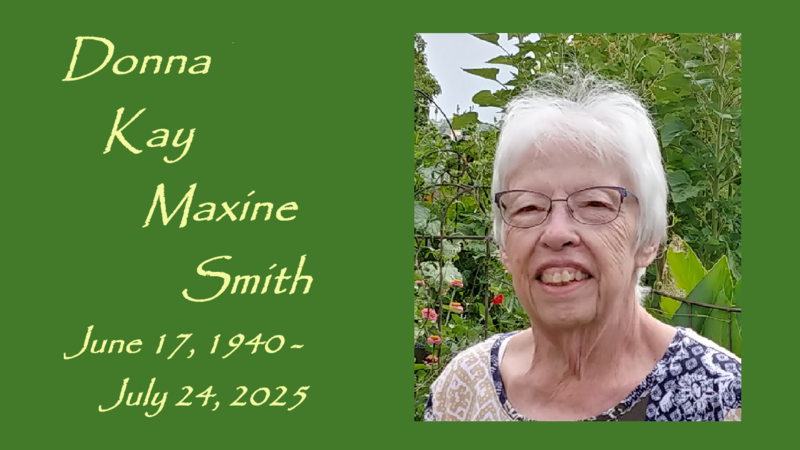 In Celebration of the Life of Donna Kay Maxine Smith