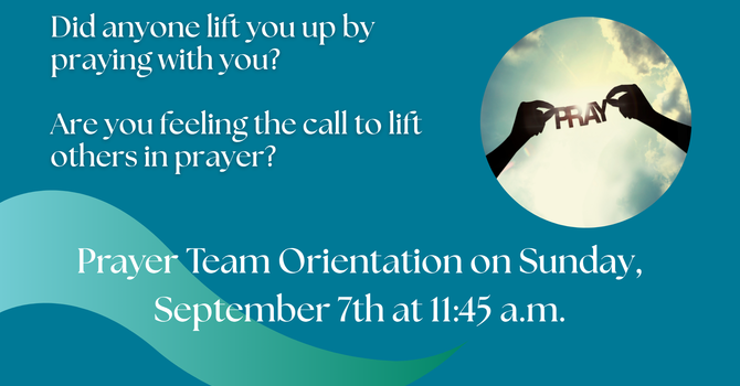 Prayer Chaplain Team Orientation 