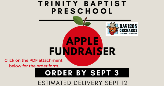 Trinity Baptist Preschool Fundraiser
