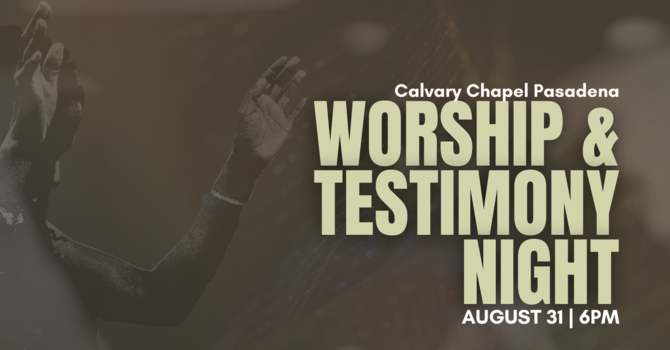 WORSHIP & TESTIMONY NIGHT 