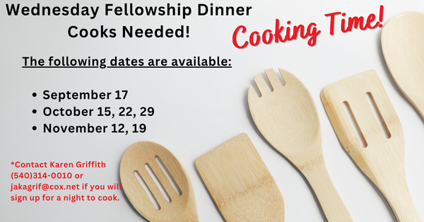 Cooks Needed!