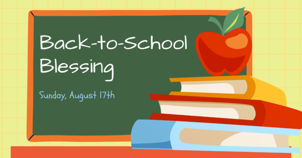 Back-to-School Blessing