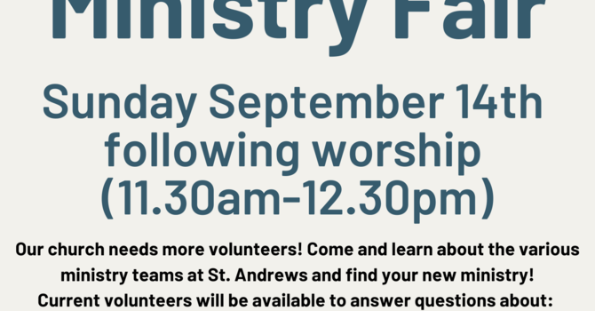 Ministry Fair